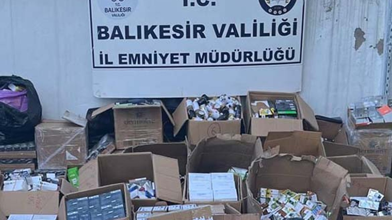 Balıkesir'de Operasyonla 3 Milyon Liralık Vergi Kaybı Engellendi