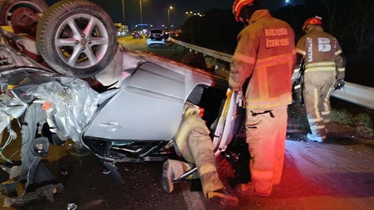 Bandırma-Çanakkale Karayolunda Trafik Kazası