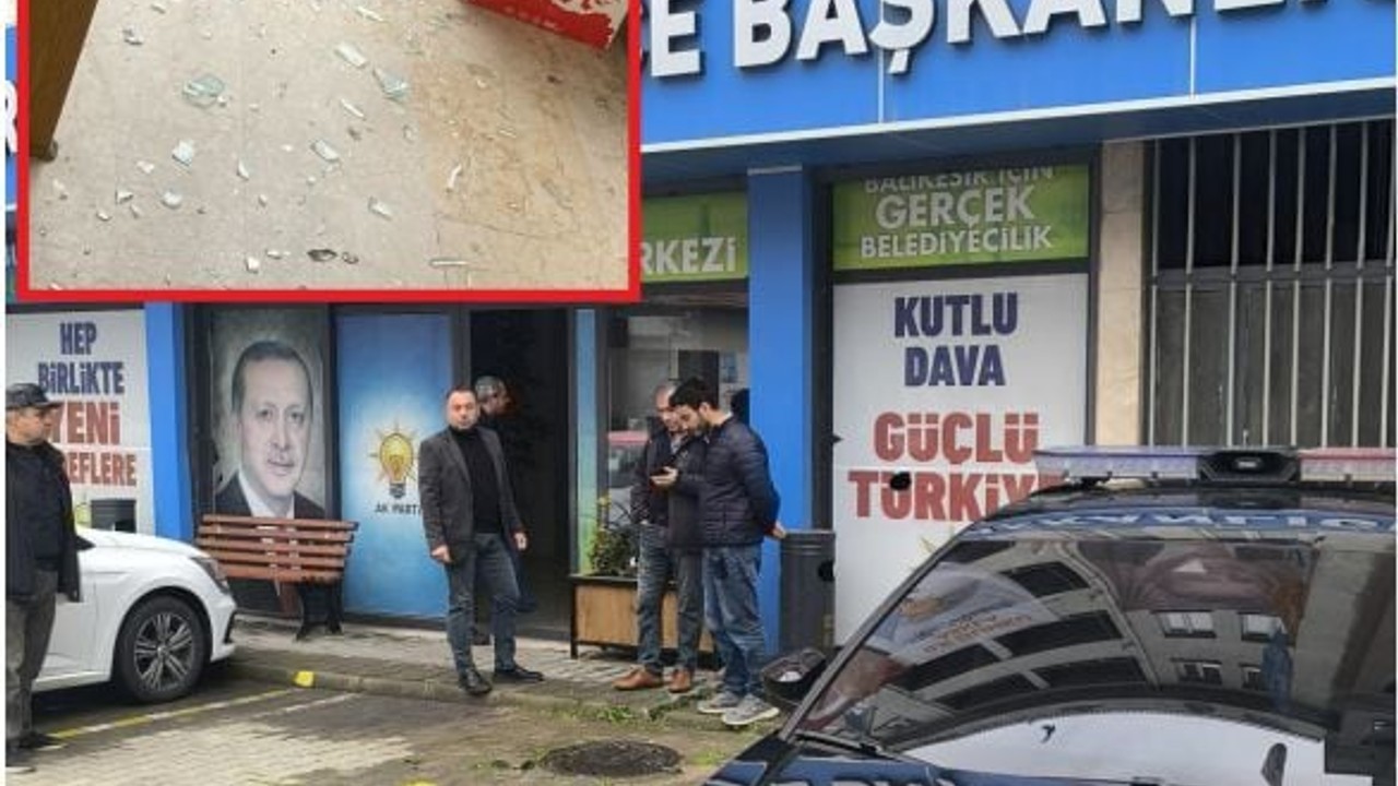 AK Parti’ye Taşlı Saldırı