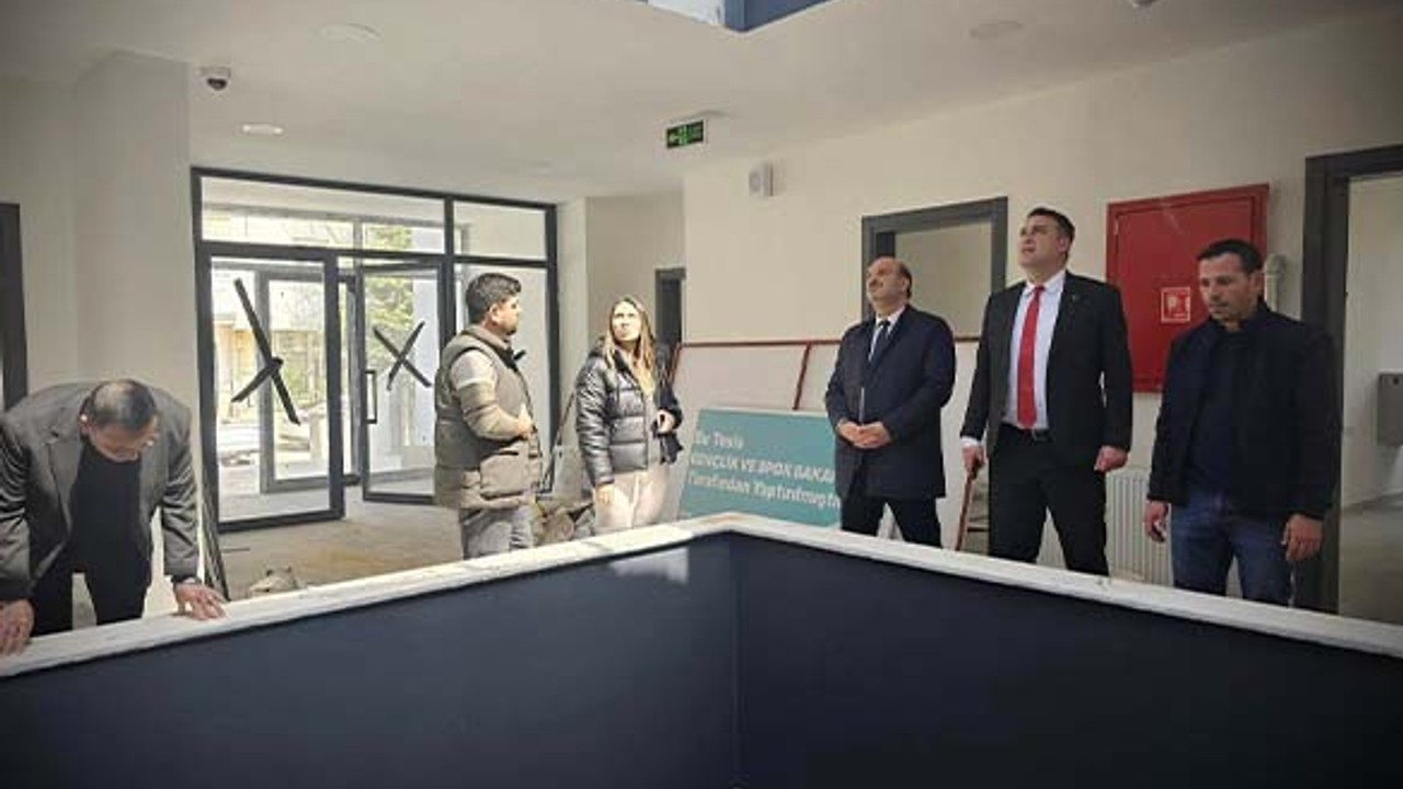 Başkan Lapanta'dan Gençlik Merkezi ve Yeni Projelere Yerinde İnceleme