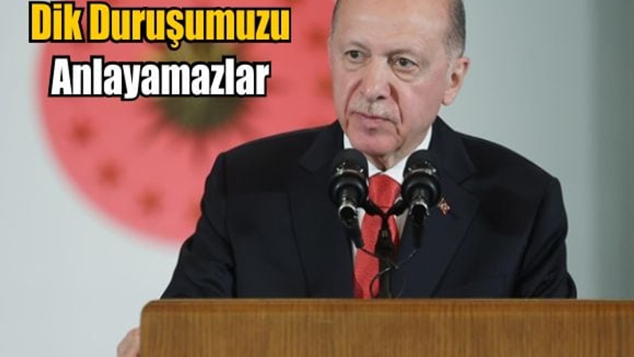 Erdoğan: Batı Karşısında Dik Duruşumuzu Anlayamazlar