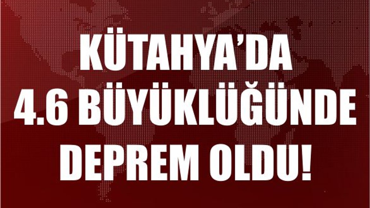 Son Dakika! Kütahya’da Art Arda Deprem