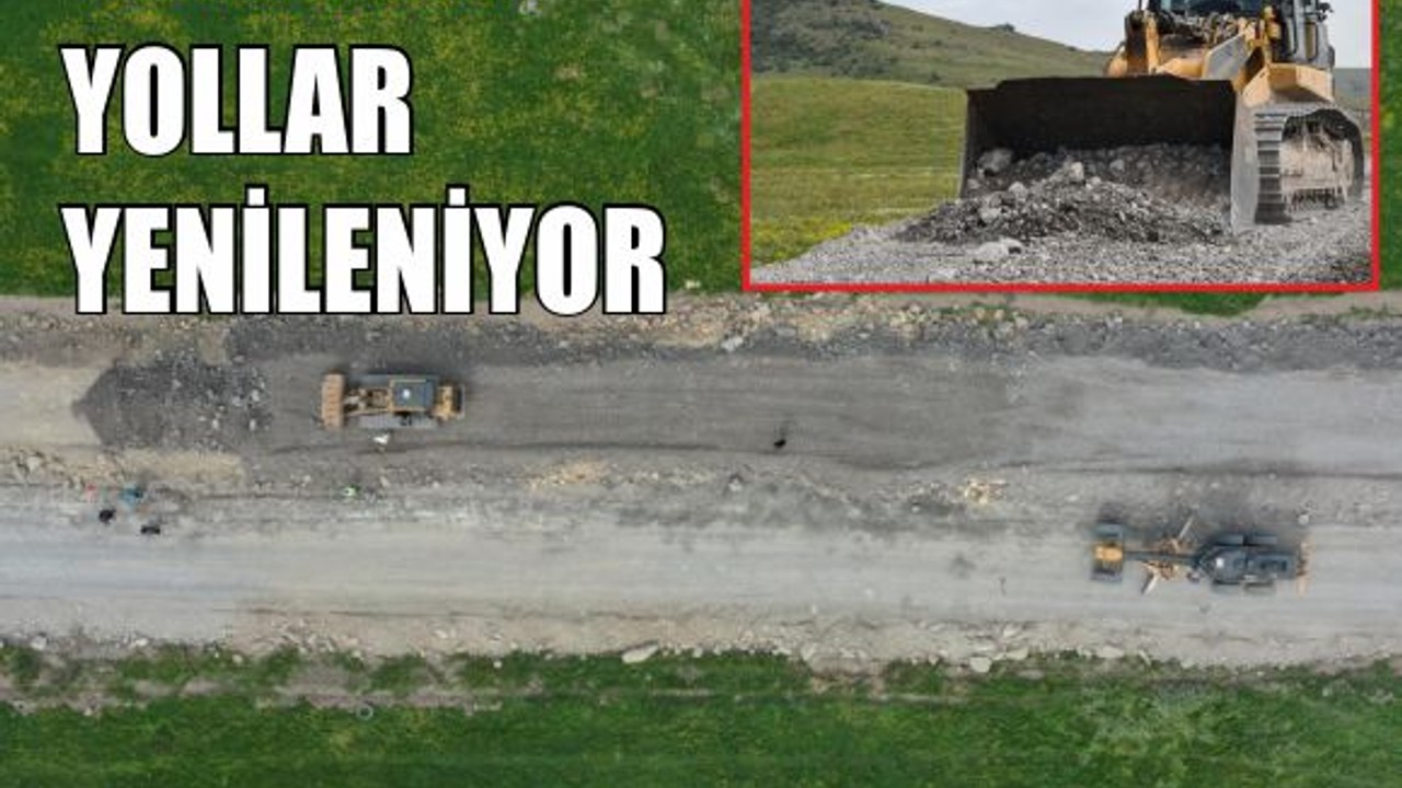 Başkan Akın, tehlike arz eden yolları yeniliyor