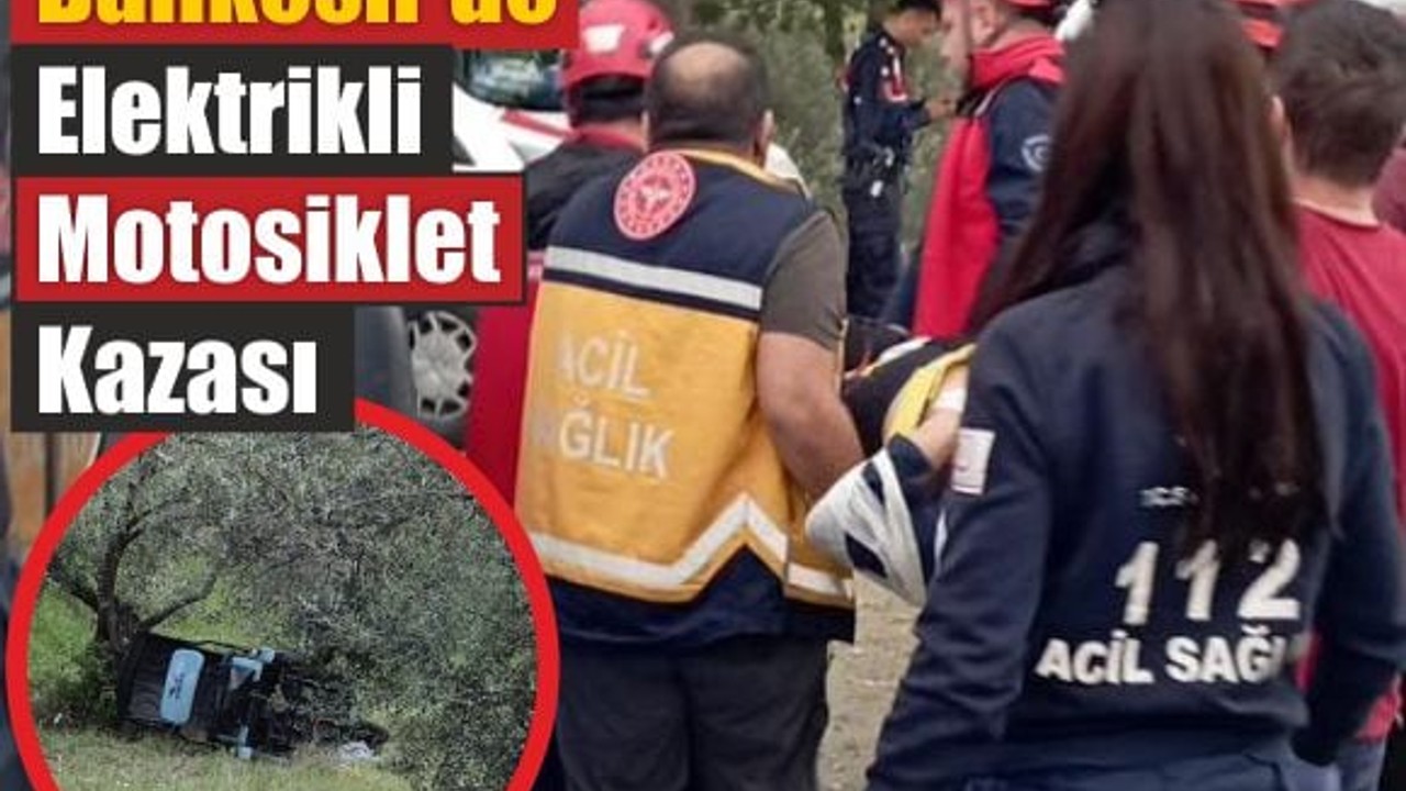 Elektrikli Motosiklet Kontrolden Çıktı: Yaralılar Var!