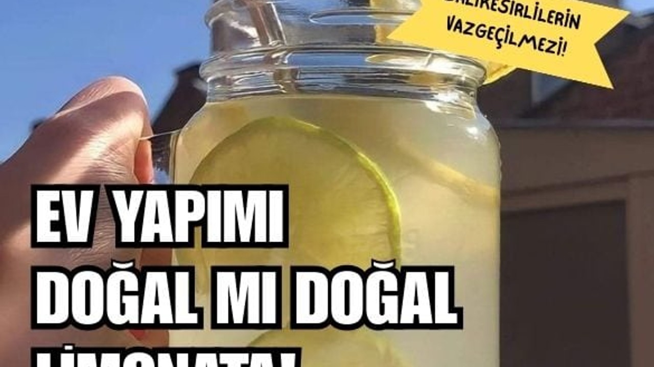 3 Adımda Pratik Limonata Tarifi