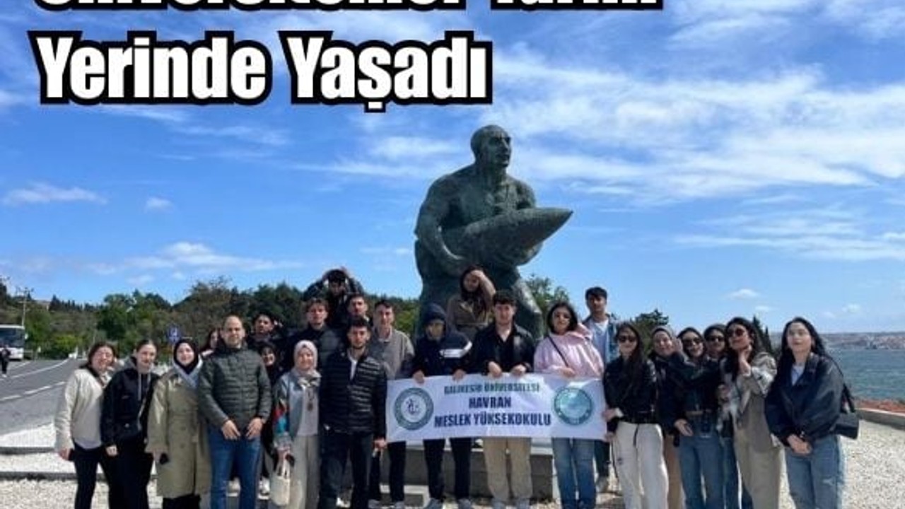 Havran MYO Öğrencileri Çanakkale Şehitliği’nde