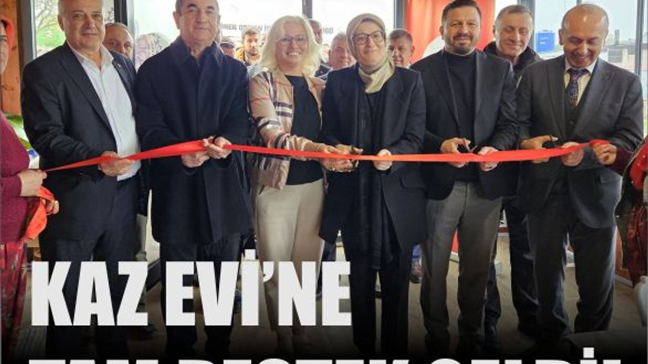 Kaz Evi Açıldı! Belgin Uygur’dan Kadınlara Destek