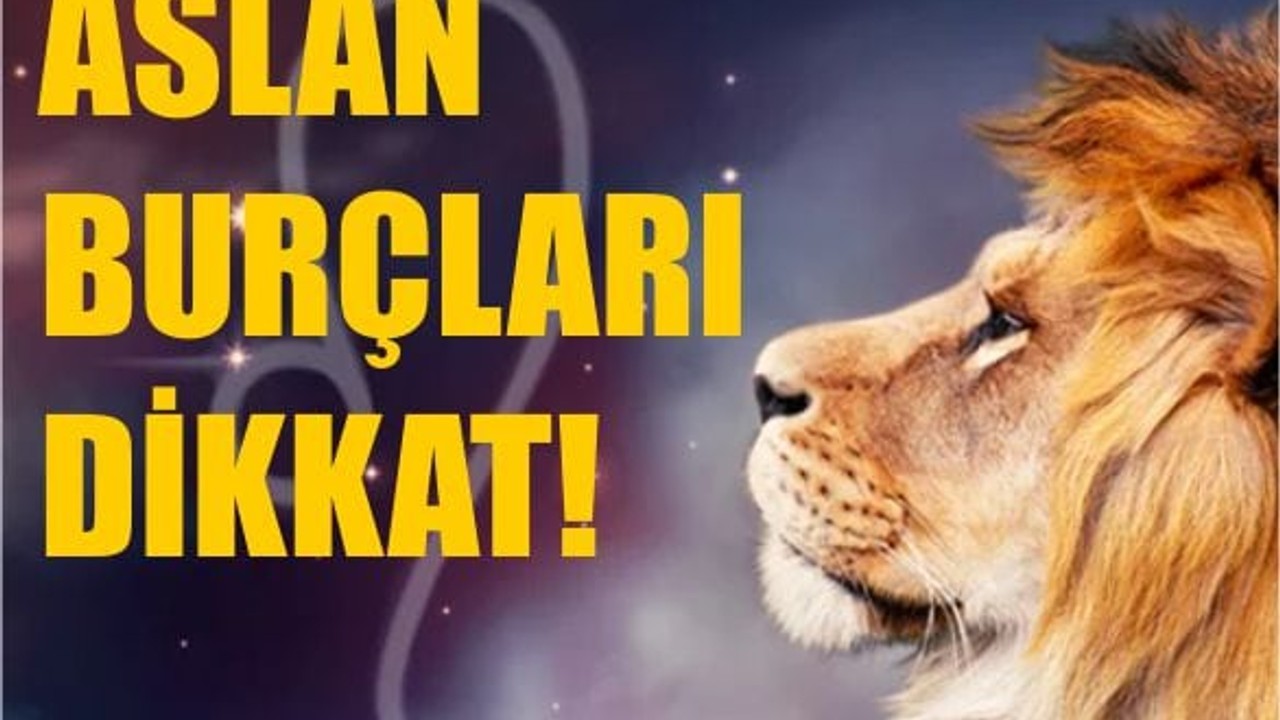 Aslan Burçları: 3 Konuya Dikkat!