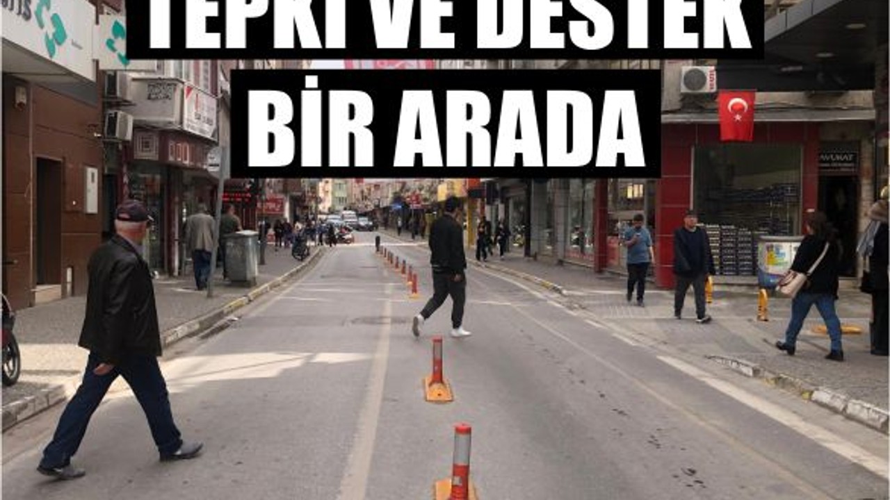 Balıkesir’de Yollar Dubalarla Bölündü