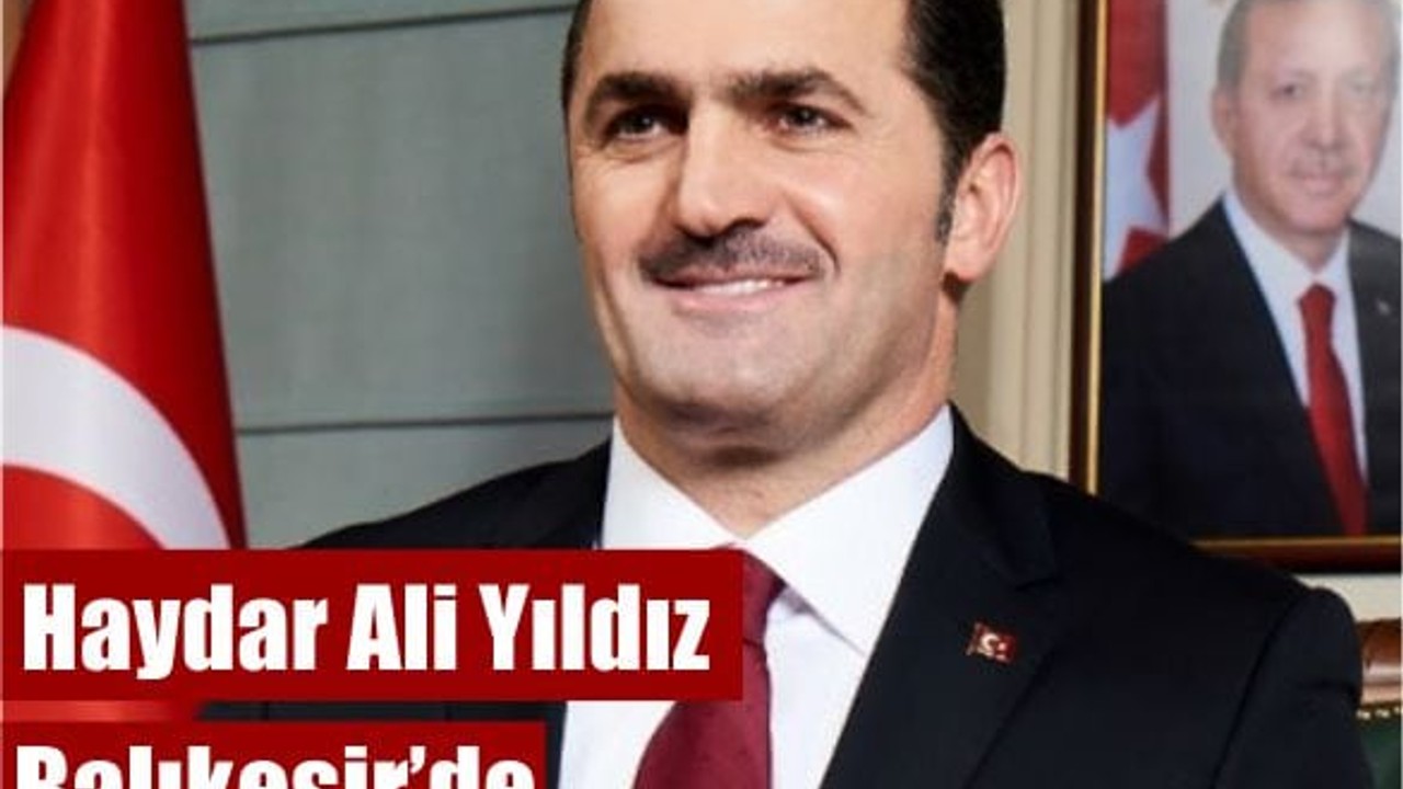 Cumhurbaşkanı Baş Danışmanı Yıldız Yarın Balıkesir'de