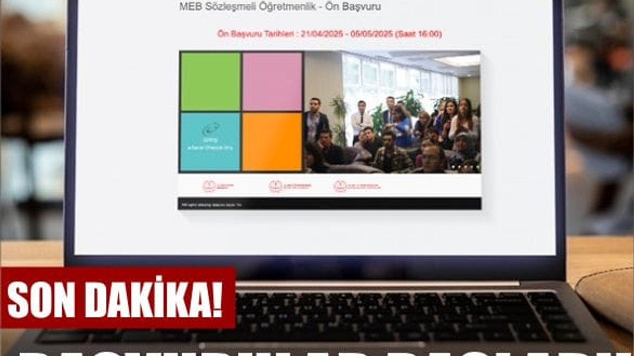 15 Bin Sözleşmeli Öğretmen Alımı Başladı