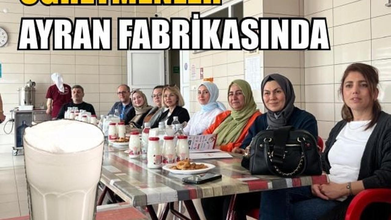 Ayran Fabrikası Kapılarını Akademi Öğretmenlerine Açtı
