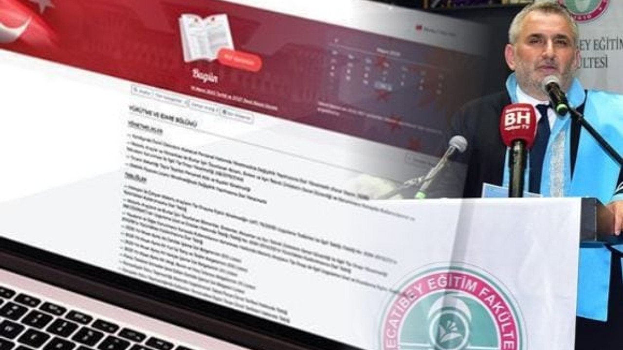 Resmi Gazete Kararı: BAÜN'den Artvin'e Rektör