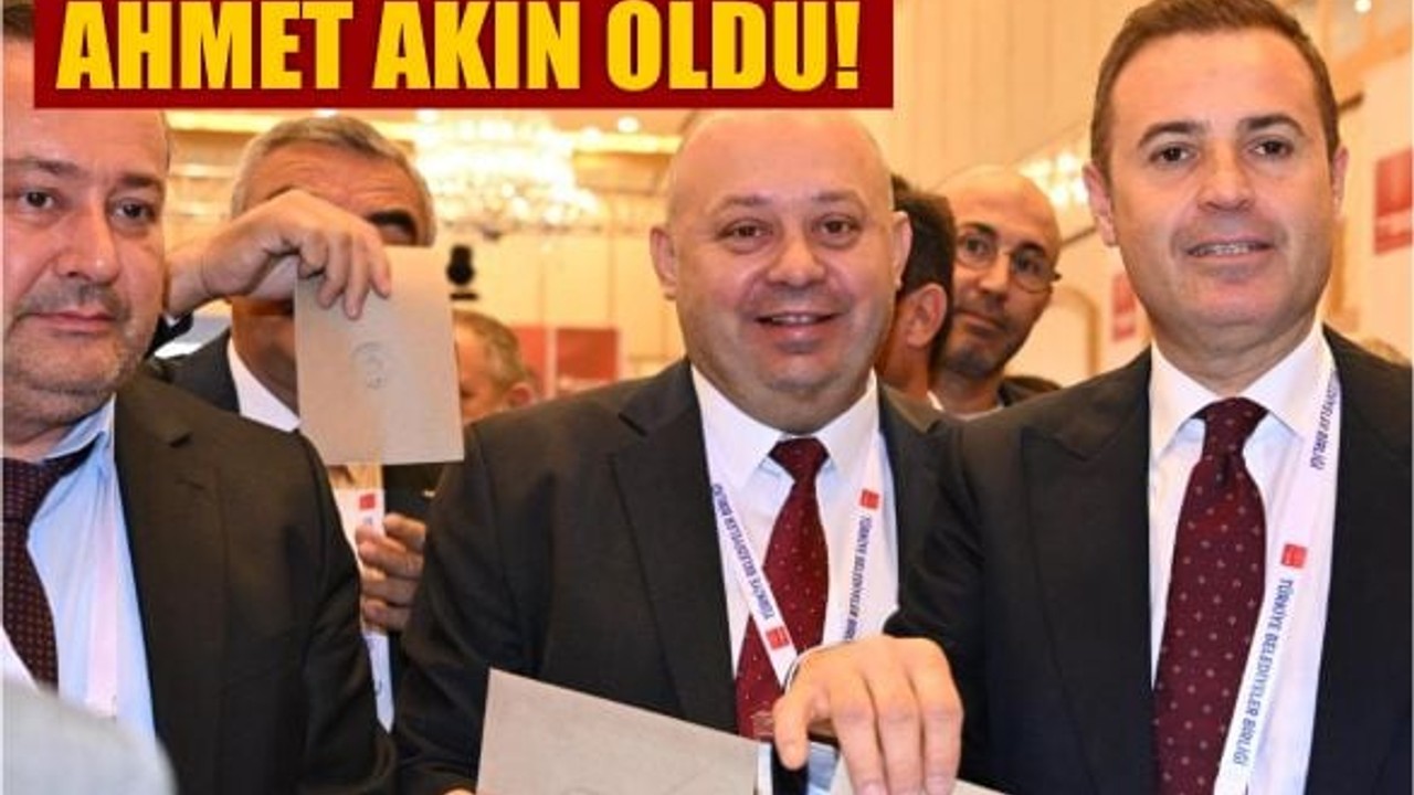Ahmet Akın oybirliğiyle TBB 1. Başkanvekili seçildi