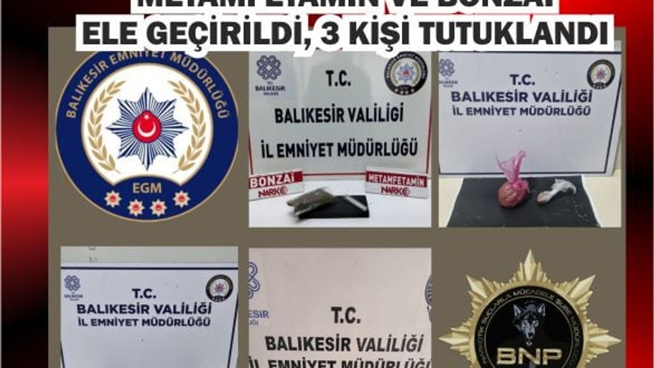 3 İlçede Eş Zamanlı Baskın: Zehire Geçit Yok