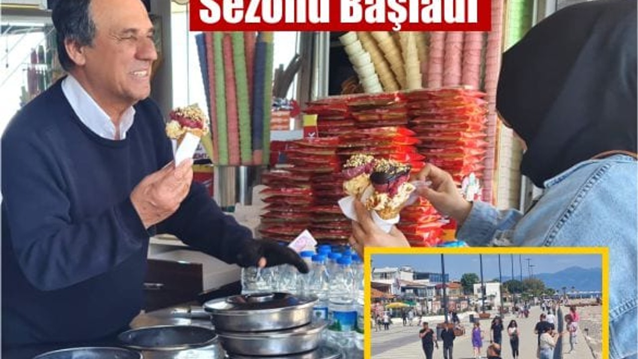Edremit'te Sıcak Havalarla Birlikte Dondurma Sezonu Da Başladı