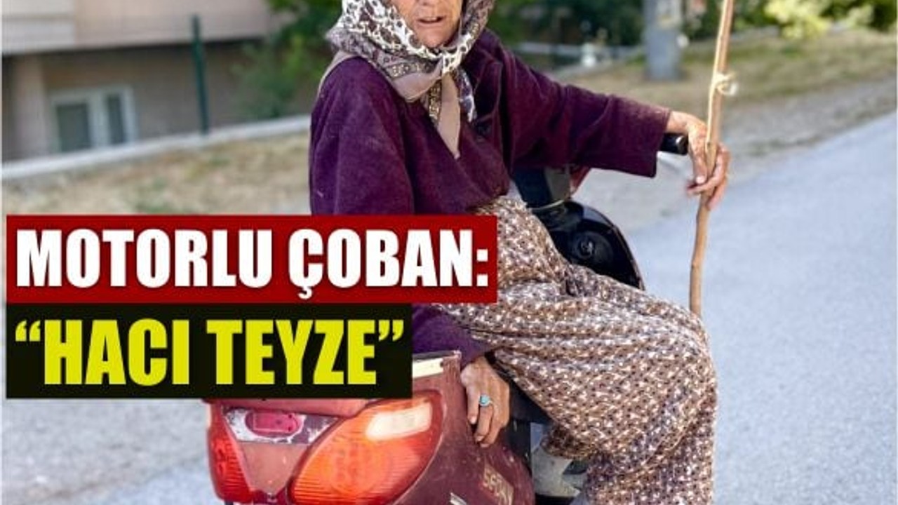 Motosikletli Hacı Teyze Dağların Kraliçesi Gibi Geziyor!