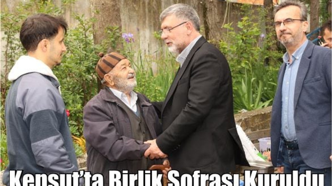 Kepsut Seçdere’de Birlik Sofrası Kuruldu