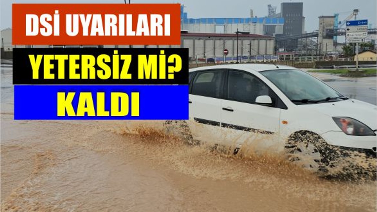 Vatandaş Sel Tehlikesiyle Baş Başa