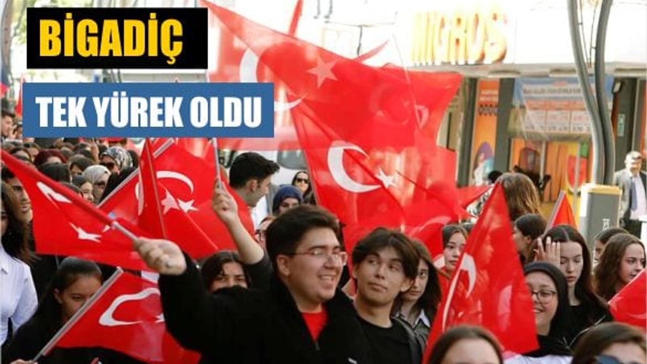 Bigadiç, 19 Mayıs’ta Tek Yürek Oldu