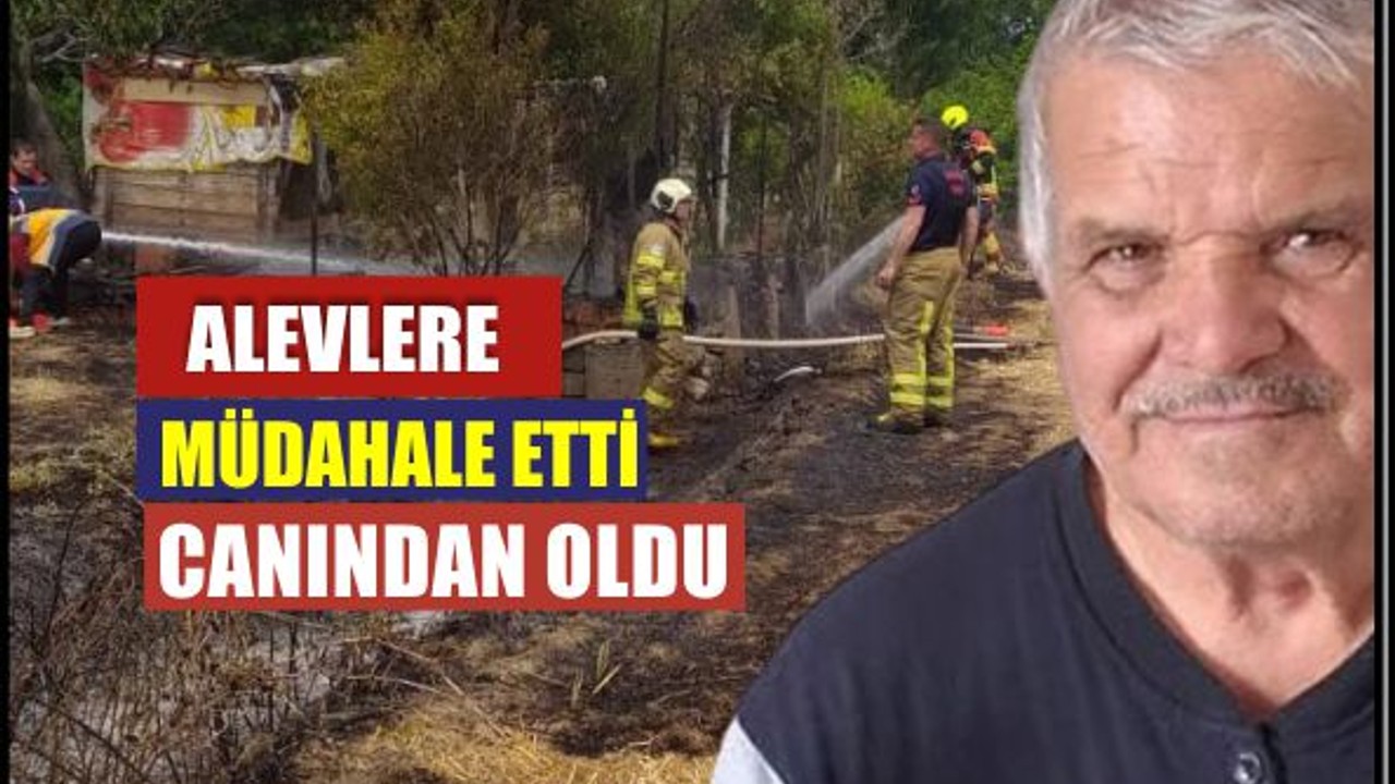 Edremit’te Yangın Dehşeti: Bir Kişi Yaşamını Yitirdi
