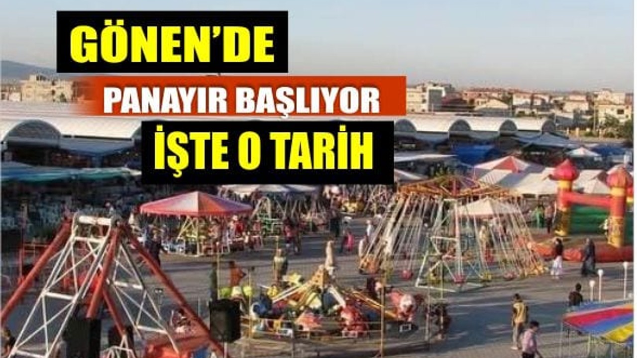 Gönen Panayırı 16 Haziran’da Başlıyor