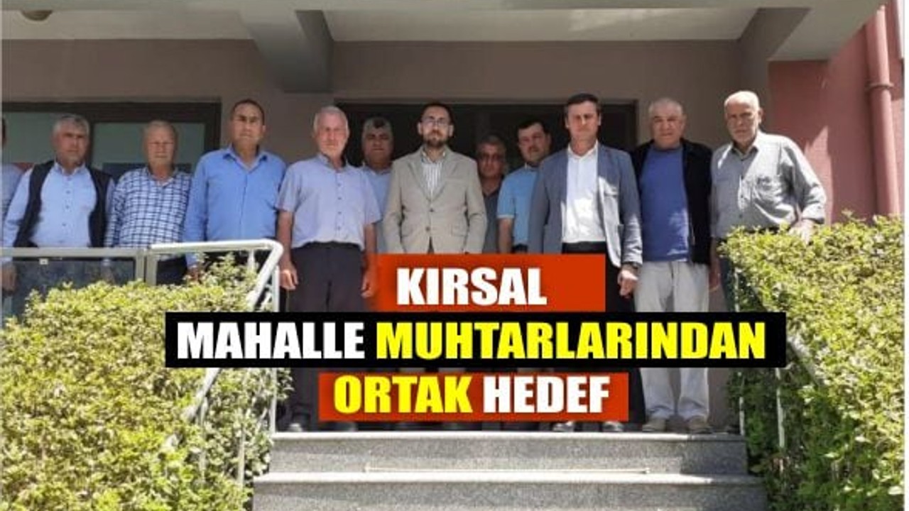Kırsal Mahalle Muhtarlarından TKDK’ya Proje Odaklı Ziyaret