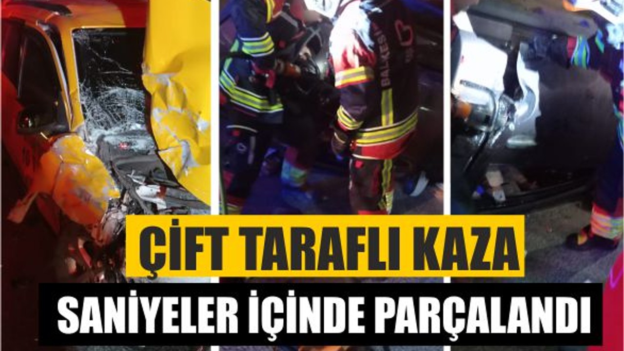 Akkuşlar Mevkiinde Trafik Kazası: Çift Taraflı Çarpışma