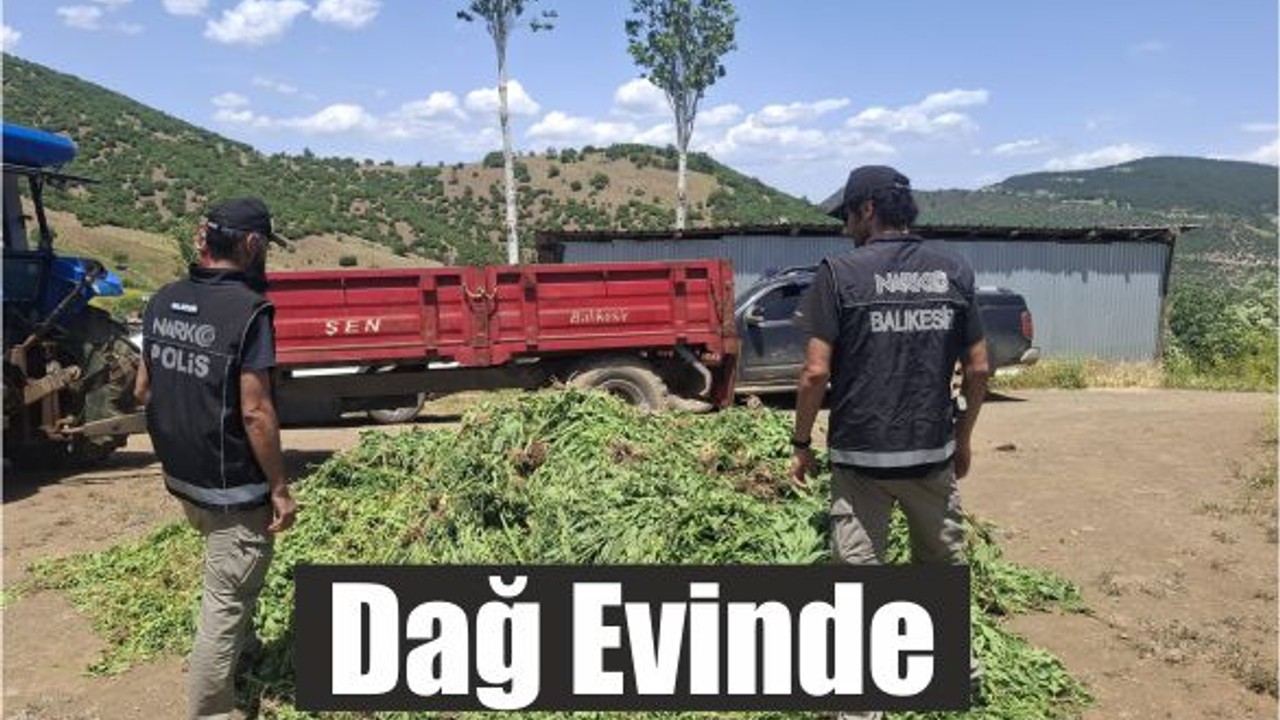 Balıkesir ve Dursunbey’de Uyuşturucu Baskını