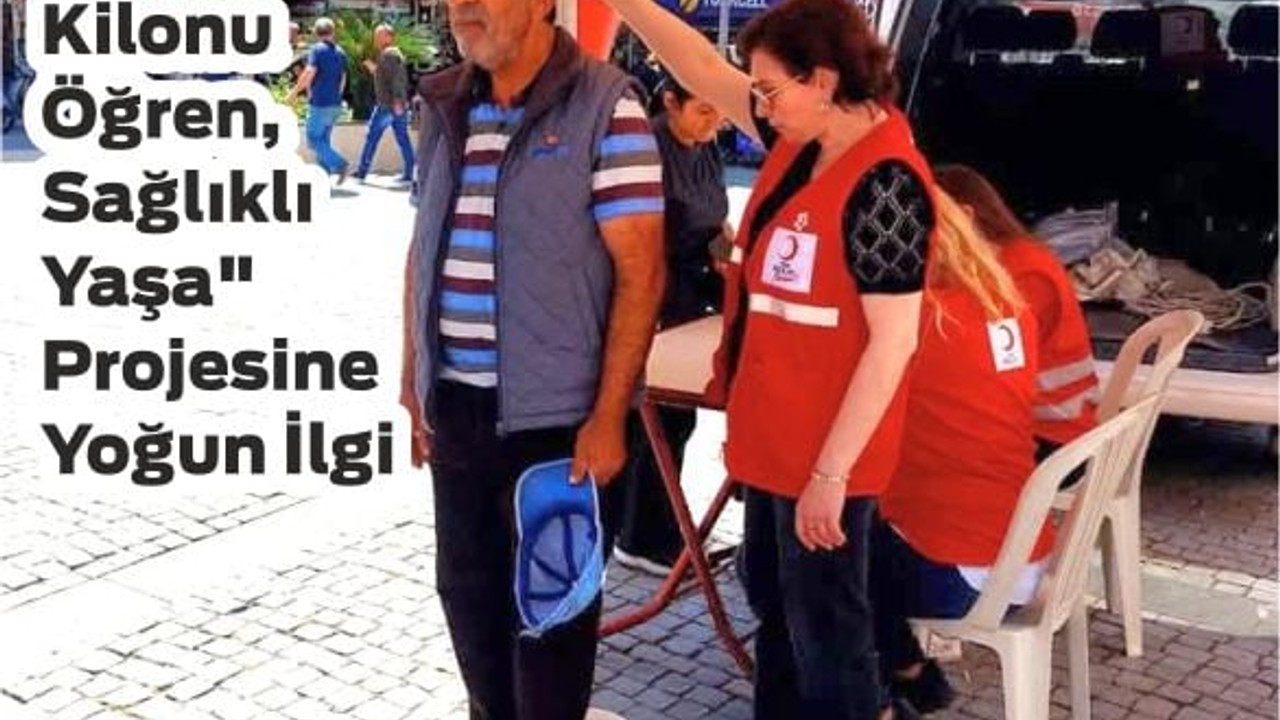 "İdeal Kilonu Öğren, Sağlıklı Yaşa" Projesine Yoğun İlgi