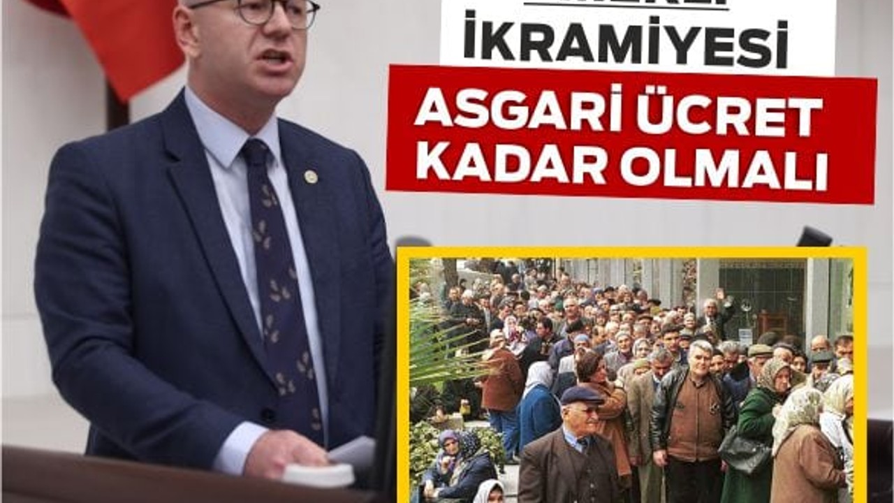 Vekil Sarı'dan Emekli Bayram İkramiyesi İçin Kanun Teklifi