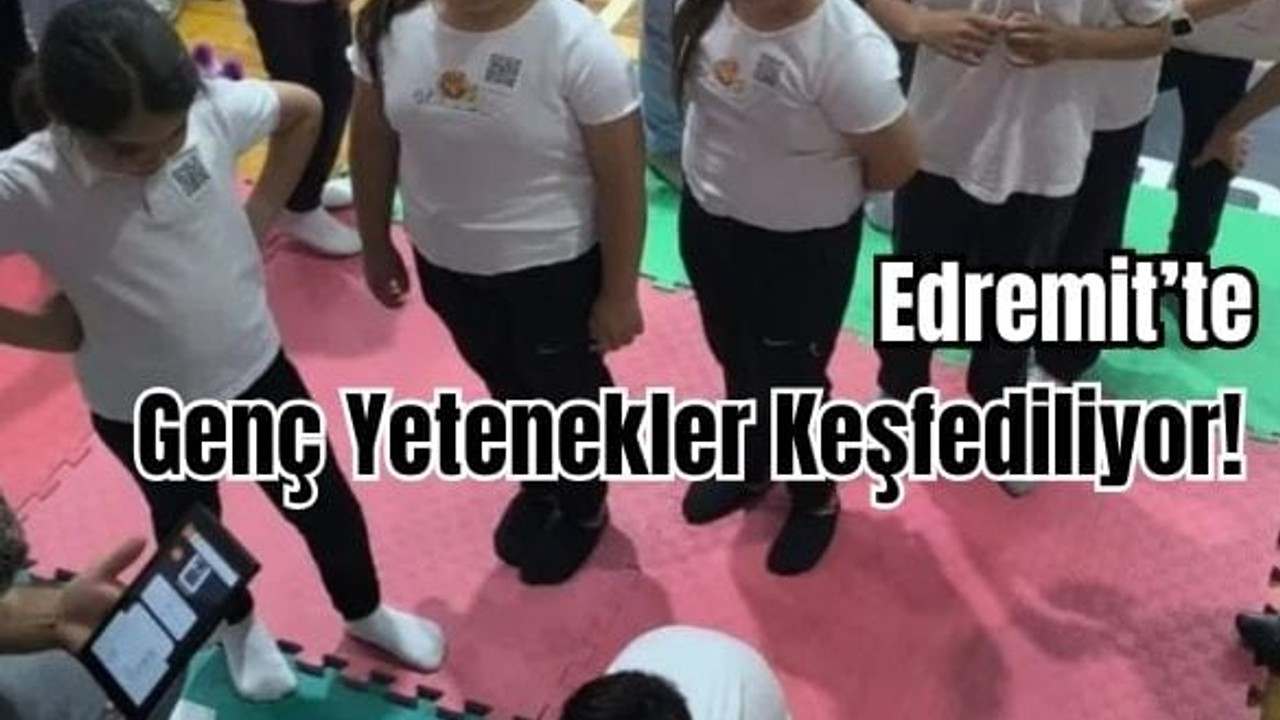 Edremit'te Sportif Yetenek Taraması Başladı
