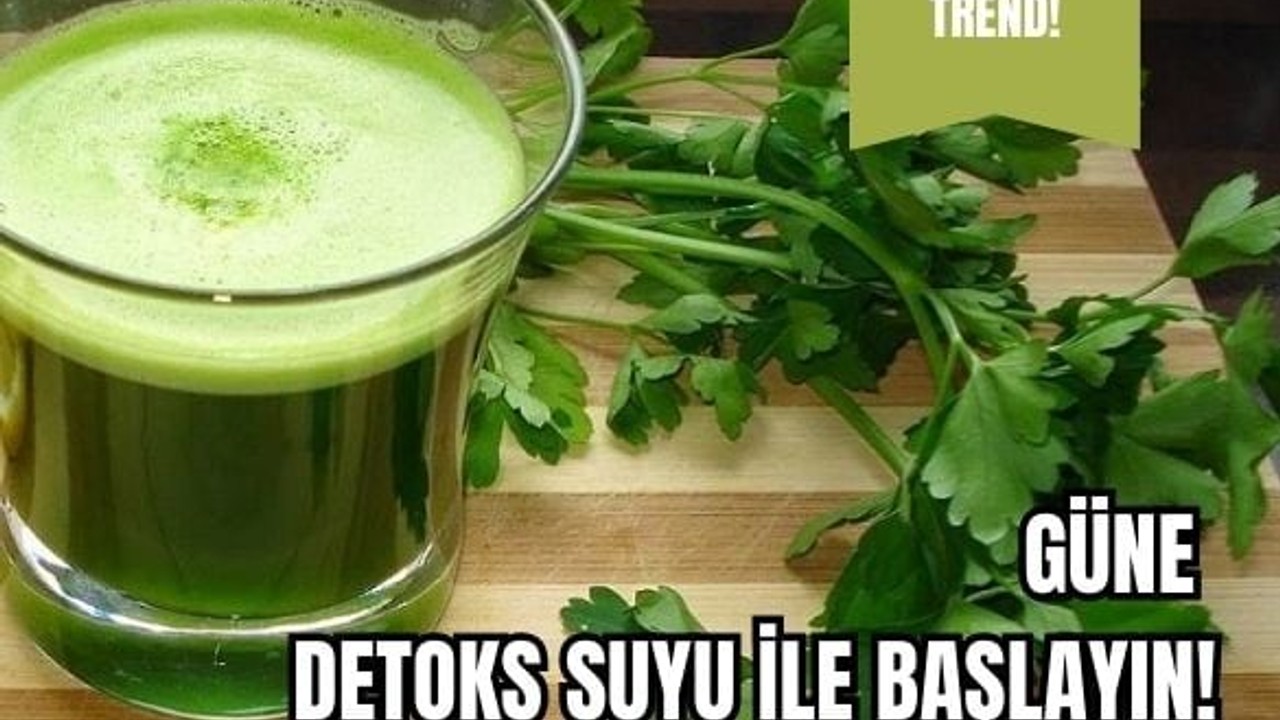 Balıkesir'de Doğal Detoks: Maydanoz Suyu