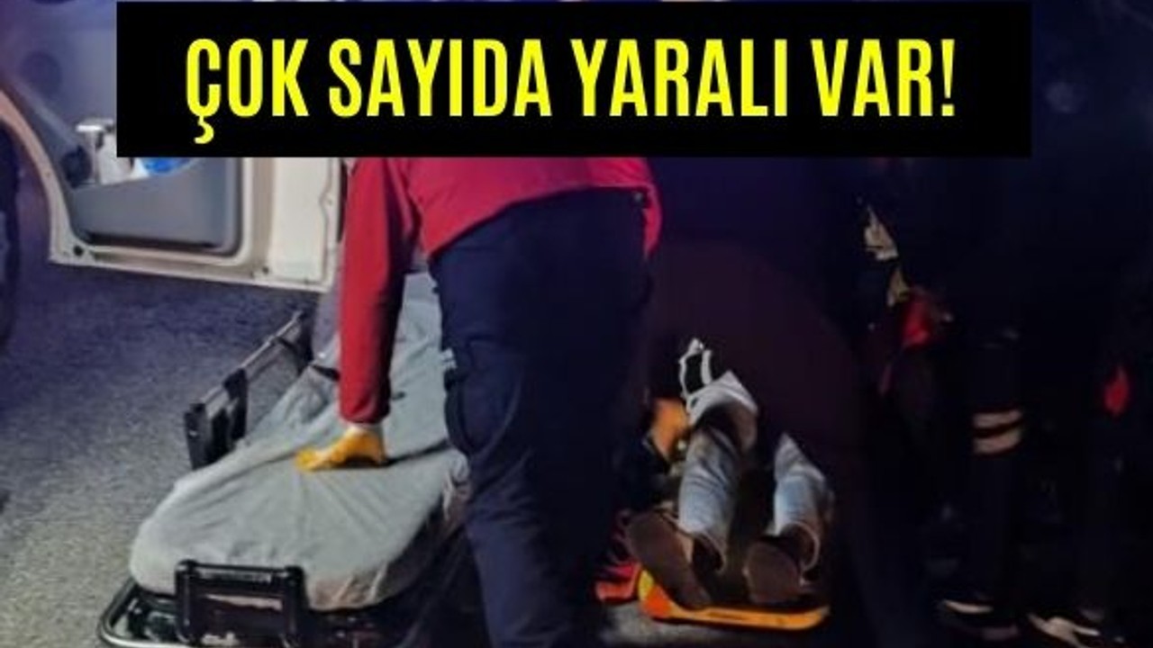 Balıkesir'de Korkutan Kaza! Çok Sayıda Yaralı Var!