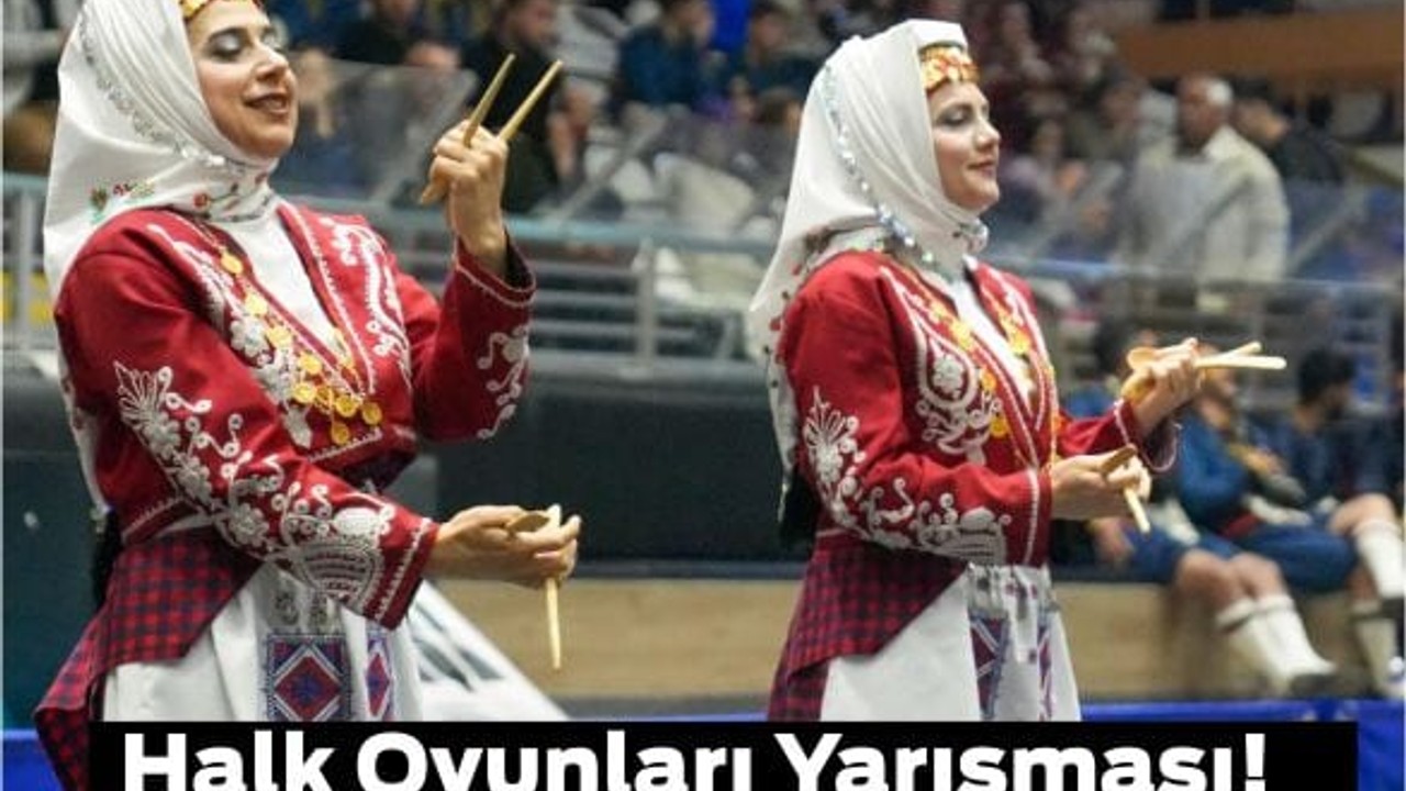 Balıkesir'de Halk Oyunları Yarışmasından Görüntüler!
