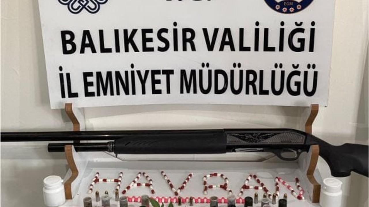 Havran'da Uyuşturucu ve Silah Operasyonu: Çok Sayıda Malzeme Ele Geçirildi