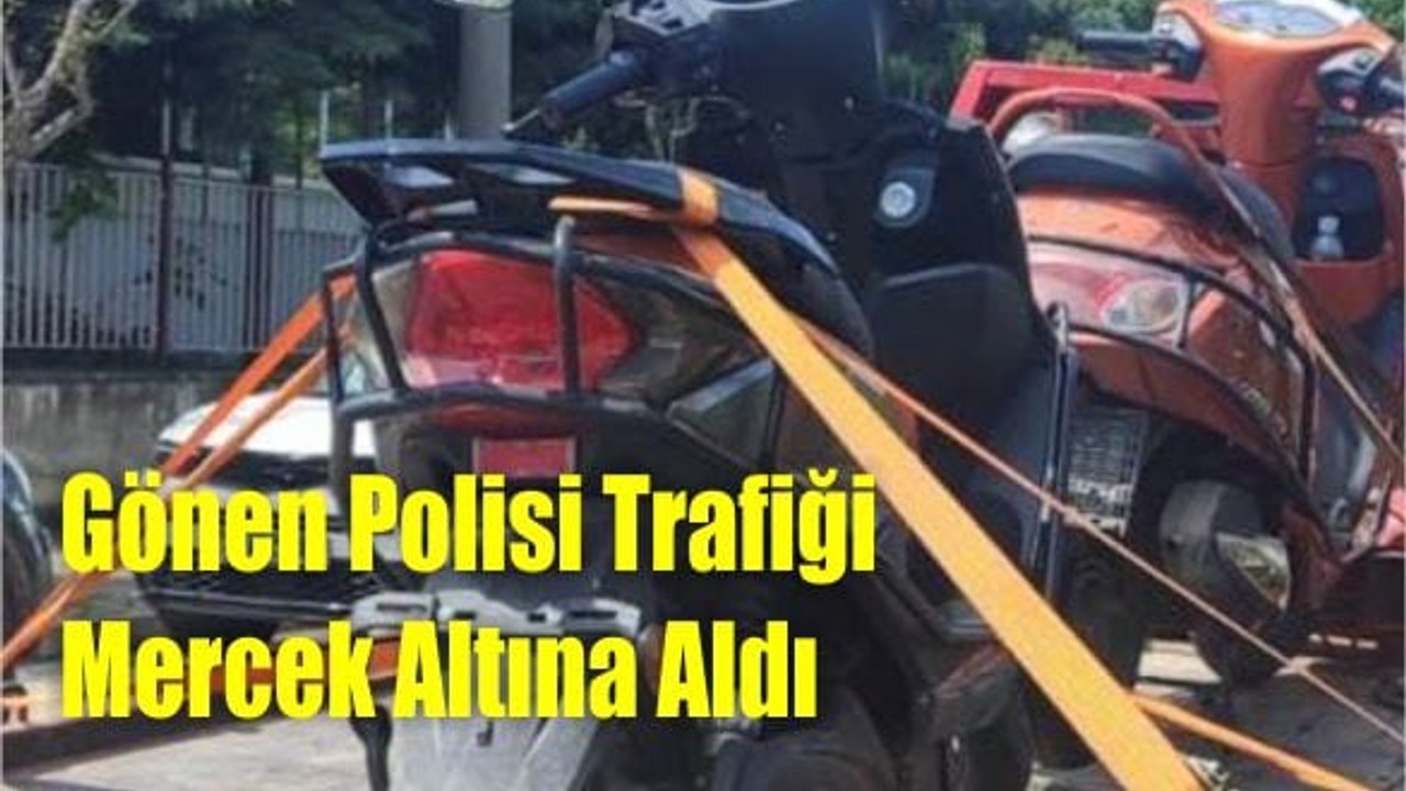 Gönen Polisi Trafiği Mercek Altına Aldı