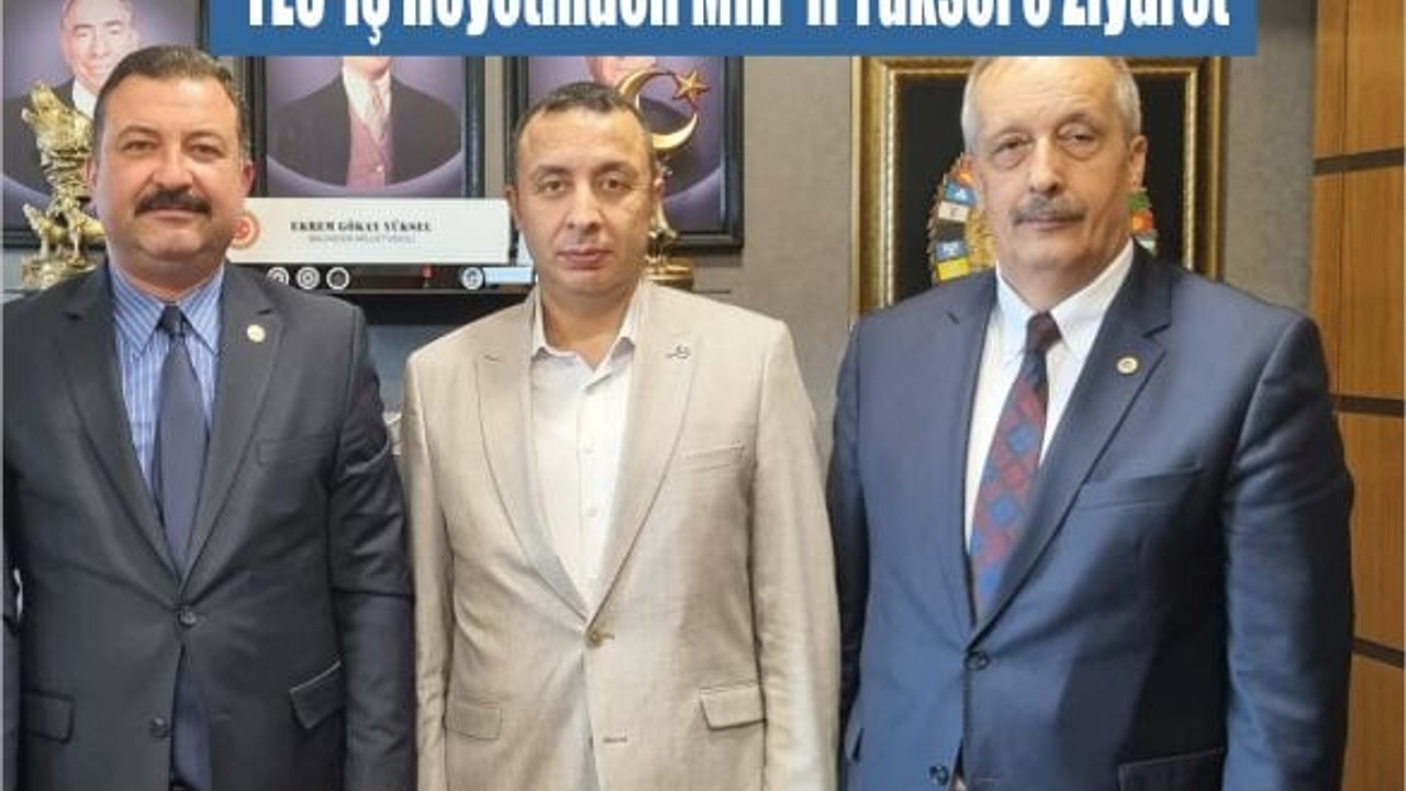 TES-İŞ Heyetinden MHP’li Yüksel’e Ziyaret