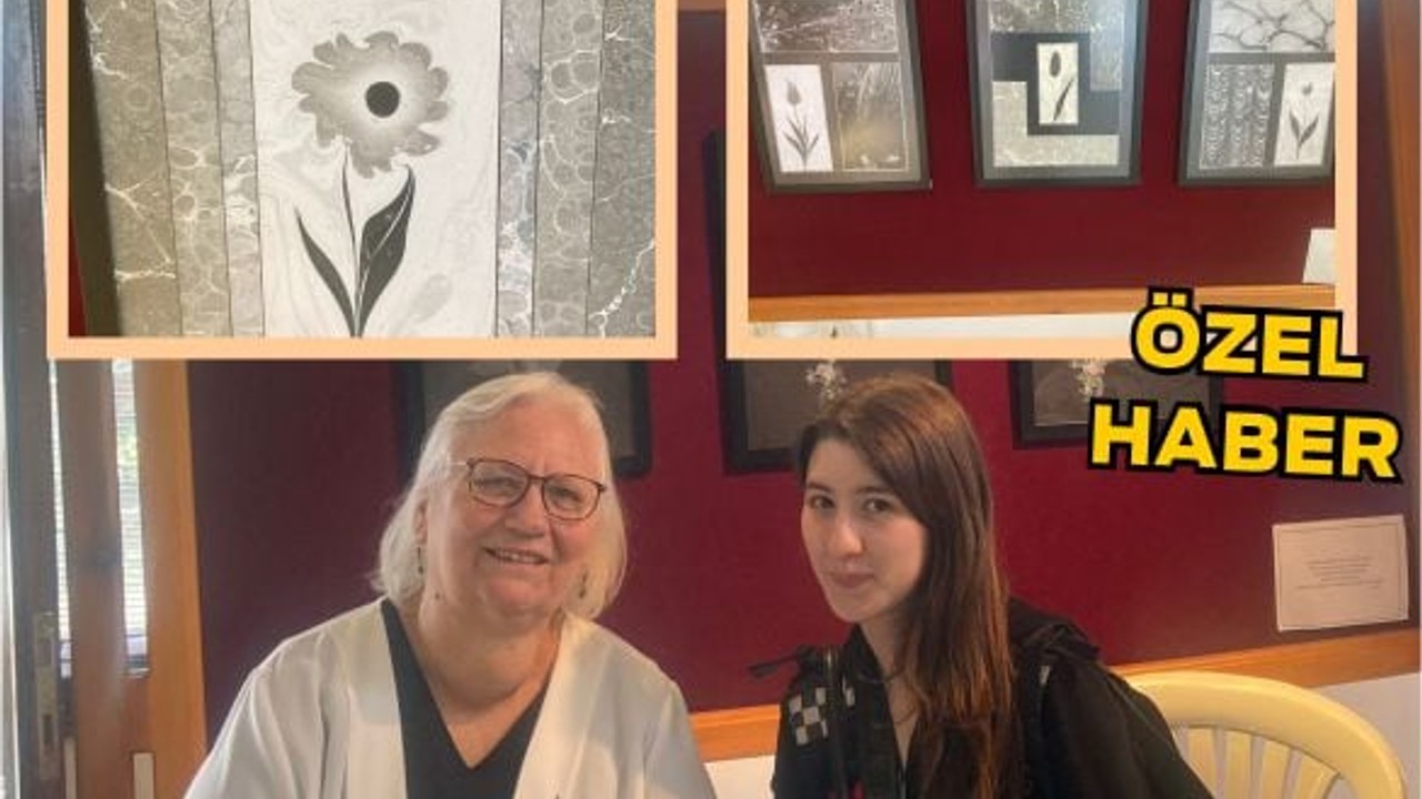 Neliman Şentuna Özkarasu’dan Siyah Beyaz Ebru Sergisi