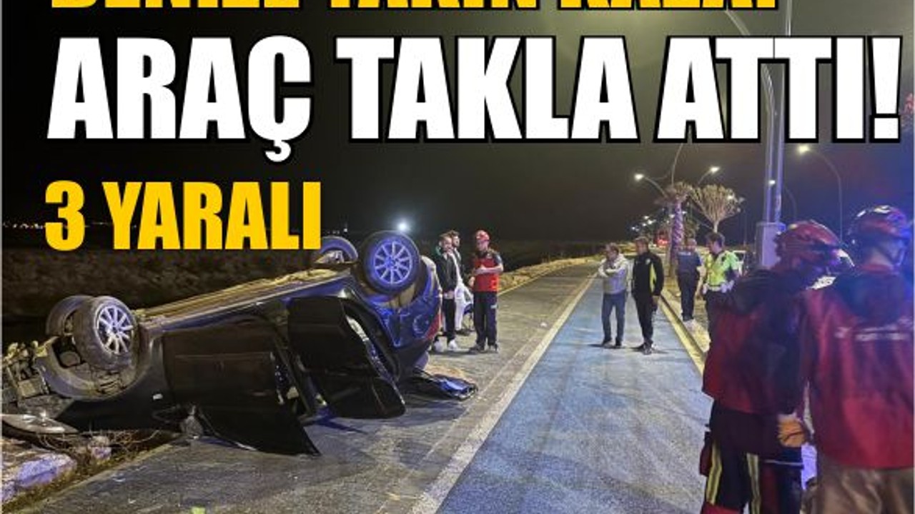 Edremit Ülkü Yolunda Otomobil Takla Attı: 3 Yaralı