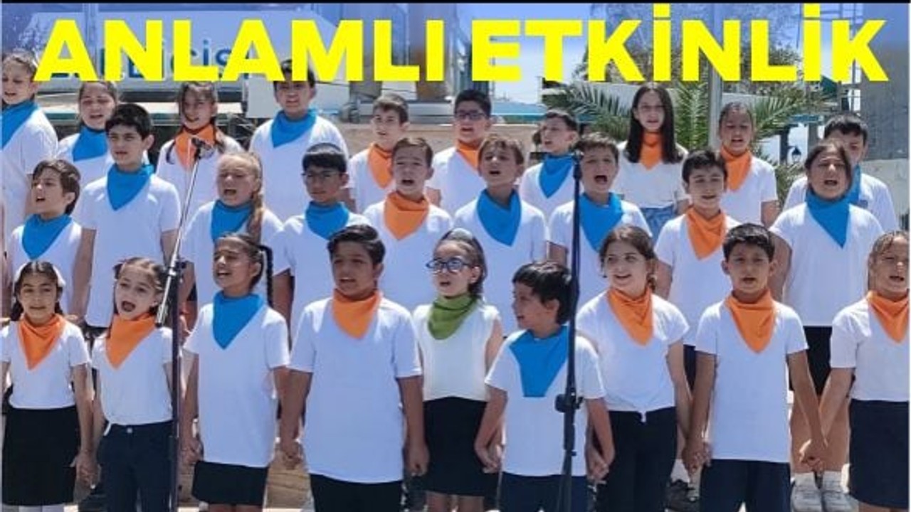 Edremit’te Çevre Haftası’nda Öğrencilerden Anlamlı Etkinlik