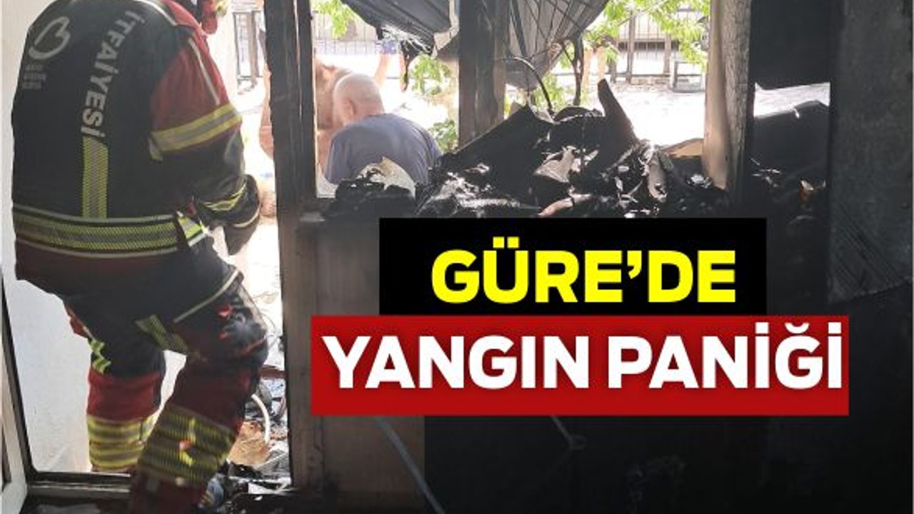 Güre’de Yangın Paniği!