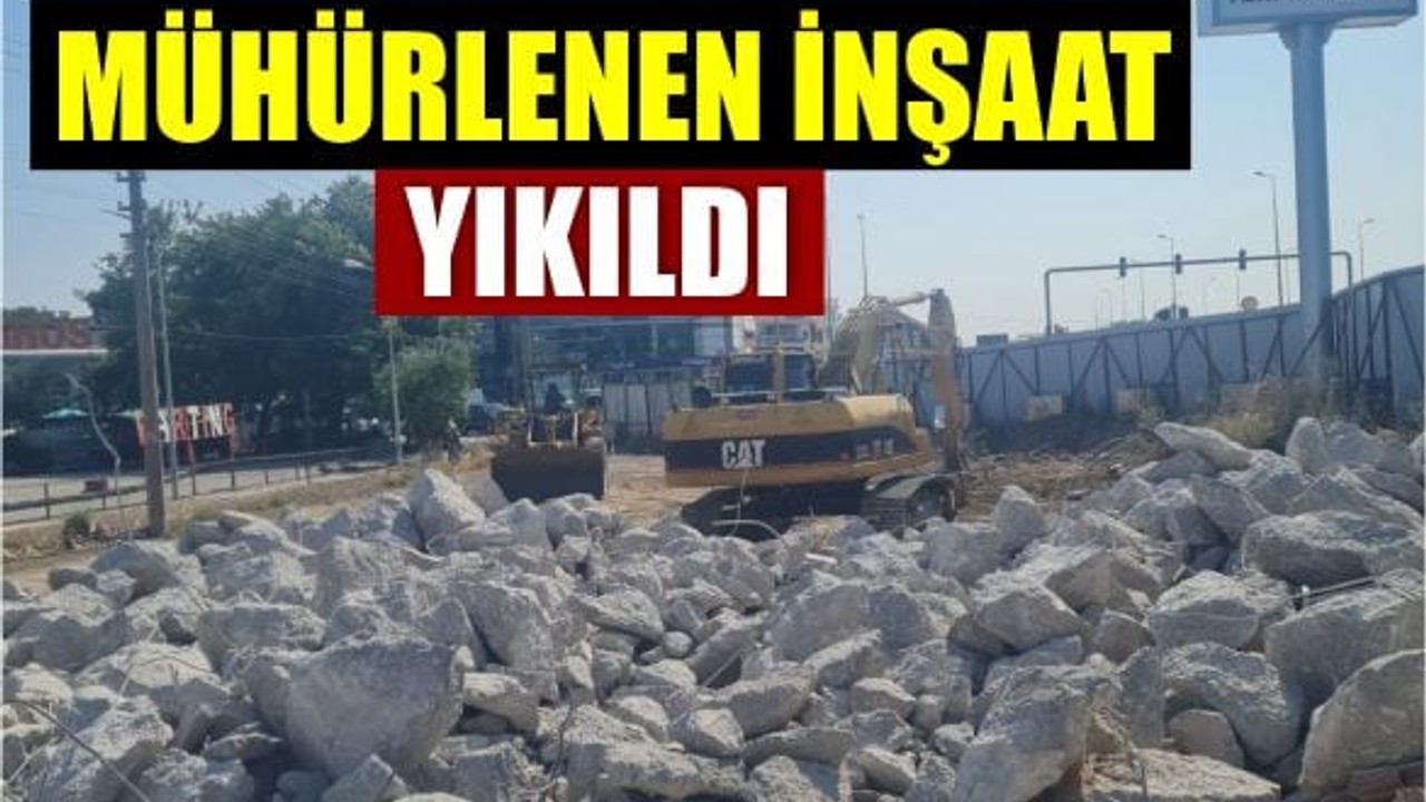 Mühürlenen İnşaat Yıkıldı, Gözler Başkan Ertaş’ta