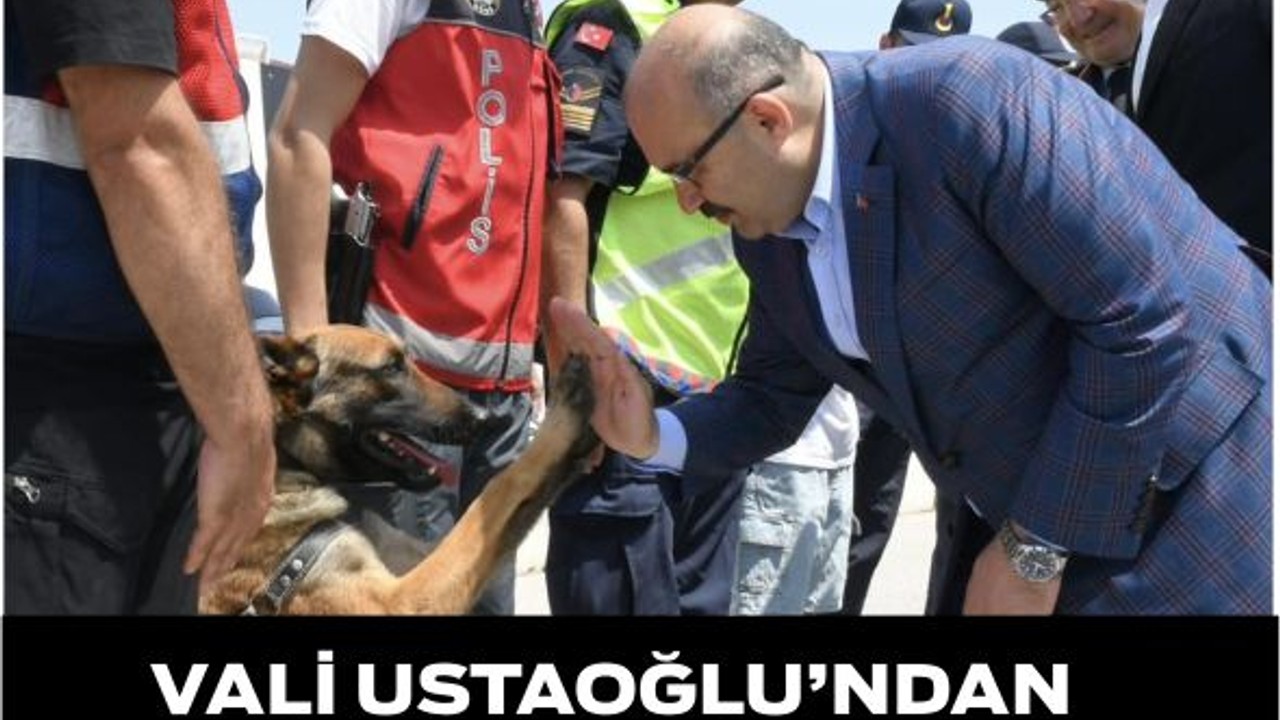 Vali Ustaoğlu’ndan Yol Kontrol Noktasına Bayram Ziyareti