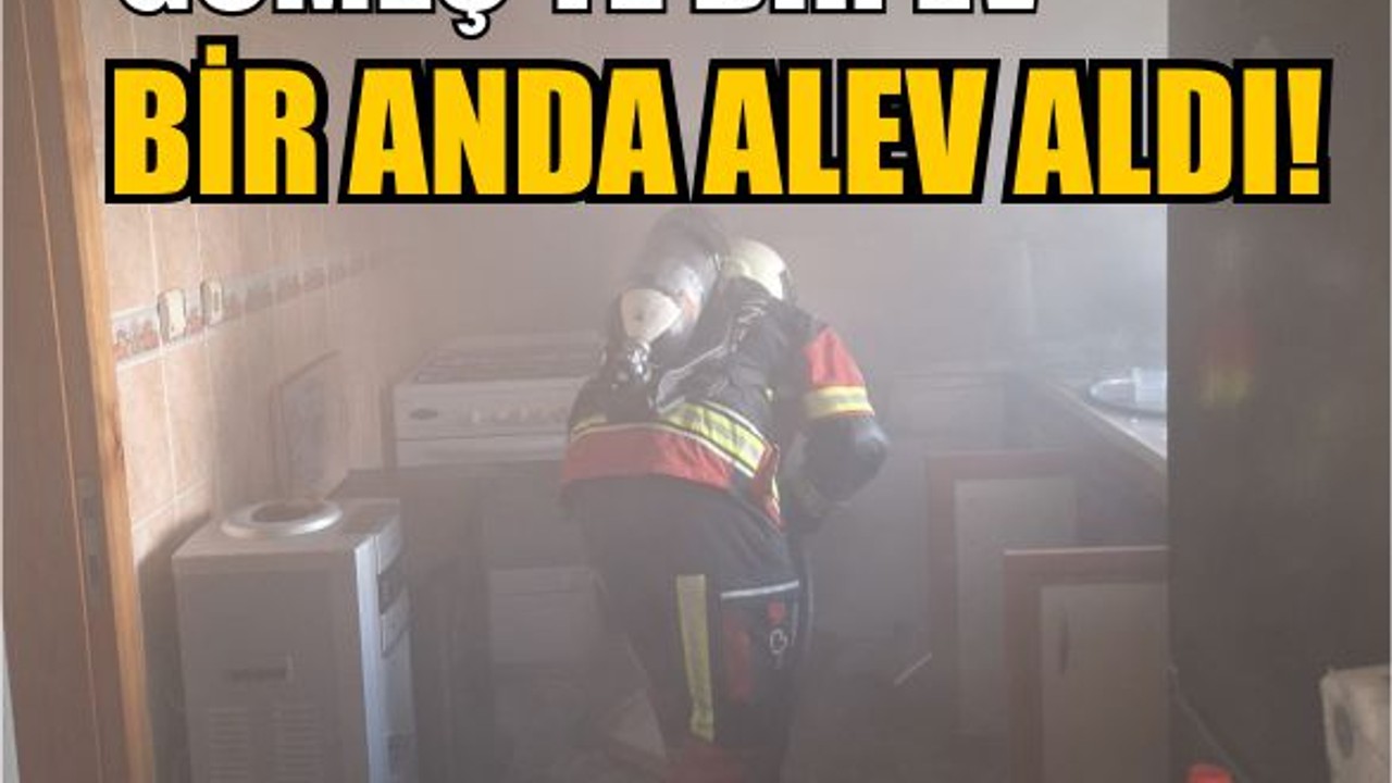 Gömeç'te Bir Ev Kül Olmaktan Son Anda Kurtarıldı!