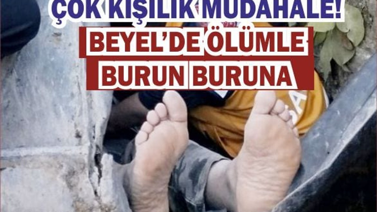 Demir Yığınına Dönen Araçtan Sağ Çıktı!