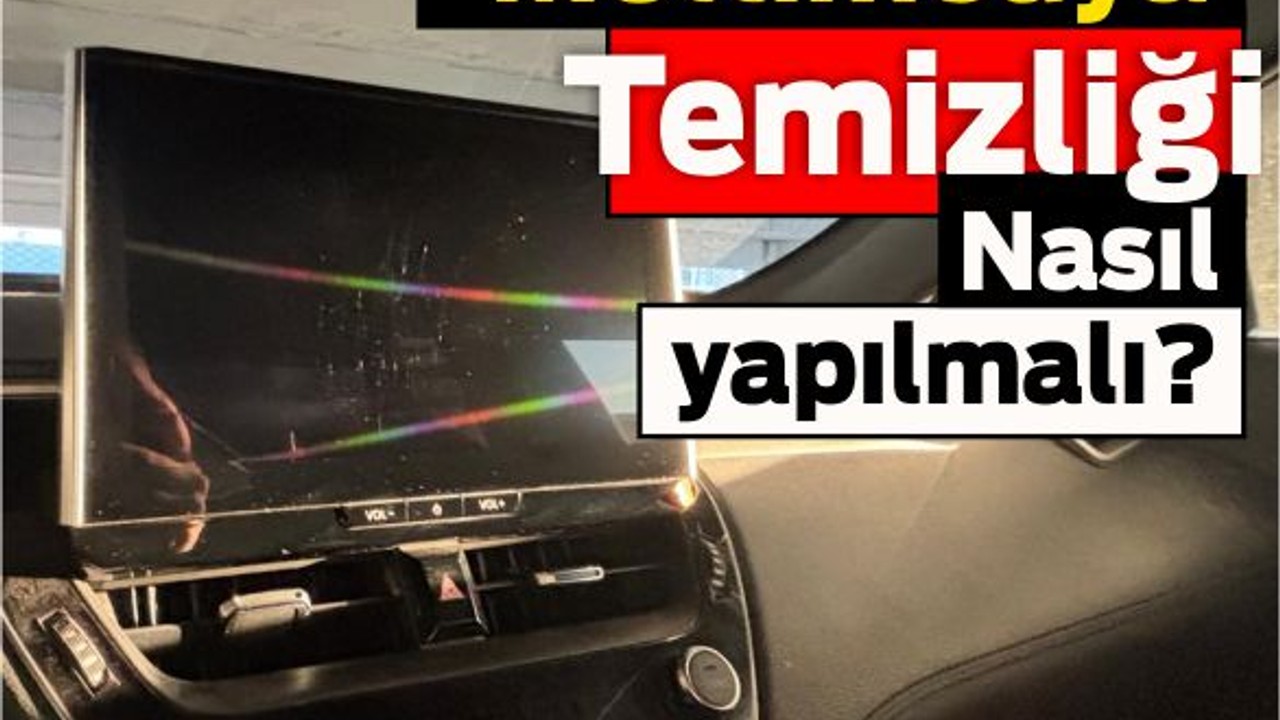Araç İçi Multimedya Ekranları Nasıl Temizlenmeli?