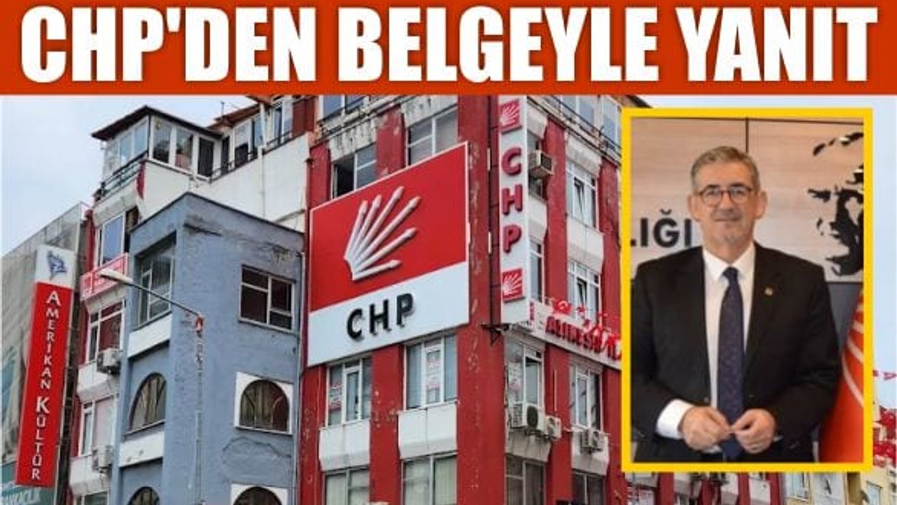 CHP Balıkesir İl Başkanlığı'ndan Su Sayaçları İddiasına Sert Yanıt