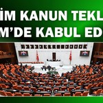 İklim Kanun teklifi TBMM’de kabul edildi