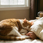 Kedilerin ayak ucunuza kıvrılmasının sebebi sadece sevgi değilmiş